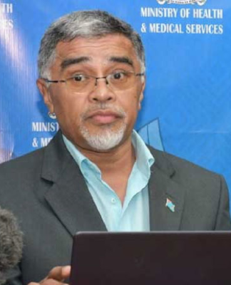 Fiji's Health Secretary Dr James Fong