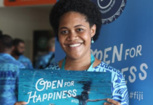 Fiji "open for happiness"