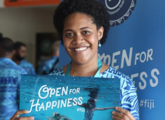 Fiji "open for happiness"