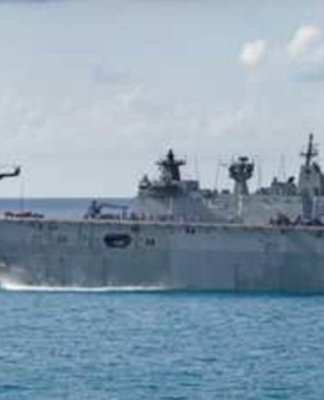 Covid-19 cases confirmed aboard HMAS Adelaide bound for Tonga HMAS Adelaide ... en route for Tonga
