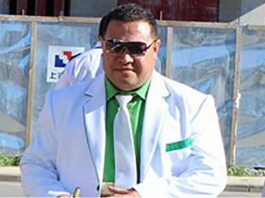 Tonga's Minister of Agriculture, Food and Forests Viliami Hingano