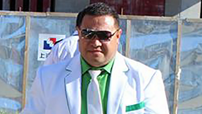 Tonga's Minister of Agriculture, Food and Forests Viliami Hingano