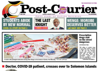 Post-Courier front page 240122