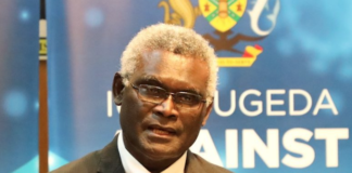 Solomon Islands Prime Minister Manasseh Sogavare