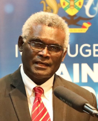 Solomon Islands Prime Minister Manasseh Sogavare