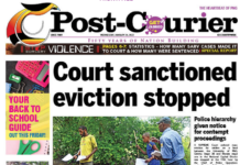 The Post-Courier's front page report 26012022