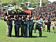 The bleak and black covid year that shook Papua New Guinea to the core PNG Grand Chief Sir Michael Somare's state funeral in 2021