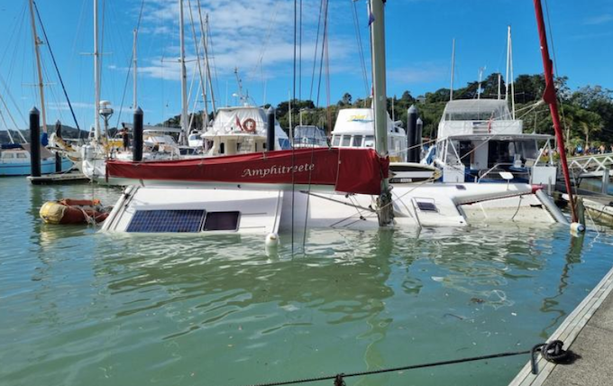 Tūtūkākā Marina boat sinkings