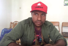 Arrested Papuan human rights activist Victor Yeimo