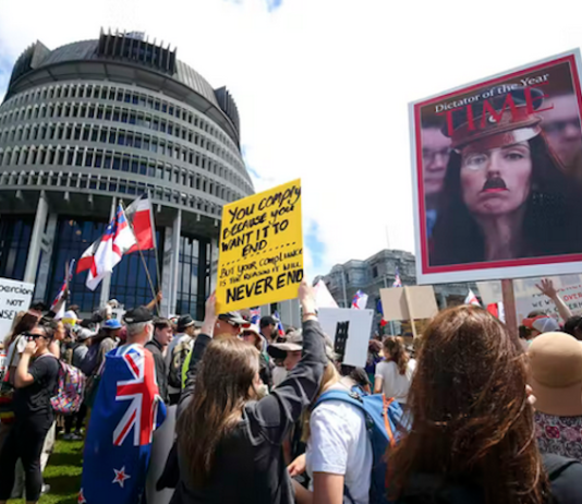 The current occupation of Parliament grounds this month has seen disturbing references to Nazism and the Holocaust
