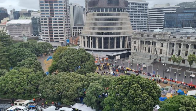 The Parliament protest camp