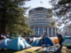 Known far-right figures were among the first setting up at the Beehive Parliament protest
