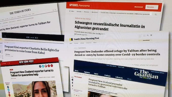 Media coverage of pregnant NZ journalist Charlotte Bellis' plight