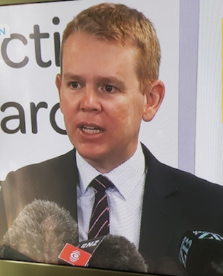 Covid-19 Response Minister Chris Hipkins