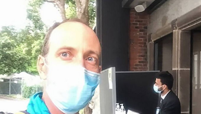 Mark Craig: Now we just need to be brave about omicron – we’ve shown we can do it Dr Mark Craig takes a selfie as he arrives for work at a MIQ hotel in Auckland