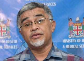 Fiji's Health Secretary Dr James Fong