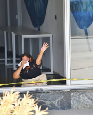 Grieving daughter in Tonga