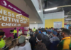 Chaos at Nadzab Airport in Lae, PNG