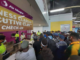 Chaos at Nadzab Airport in Lae, PNG