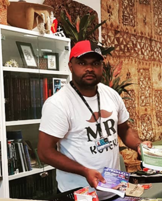 Papuan communications student Laurens Ikinia