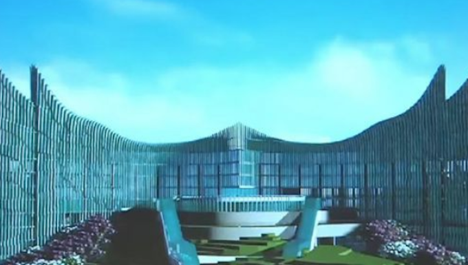 An artists impression of the new Indonesian capital Nusantara