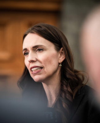 NZ Prime Minister Jacinda Ardern