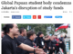 Papuan students protest