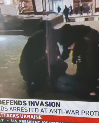 Hundreds of Russian protesters against the invasion of Ukraine have been arrested in Moscow
