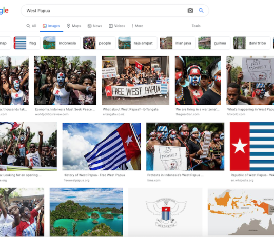 West Papua on Google