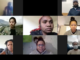 Papuan students taking part in the global virtual meeting