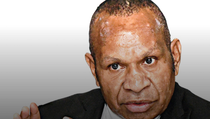 PNG opposition leader Belden Namah