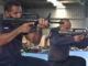 Royal Solomon Islands Police Force officers train with replica guns supplied by the Chinese government