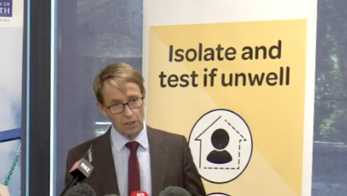 Director-General of Health Dr Ashley Bloomfield