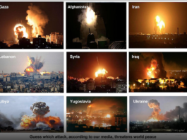 Guess which attack, according to our media, threatens world peace?