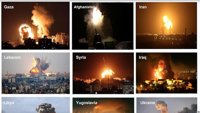 Guess which attack, according to our media, threatens world peace?