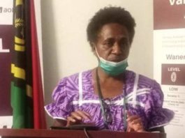 Vanuatu's Acting Director of Public Health Jenny Stephen
