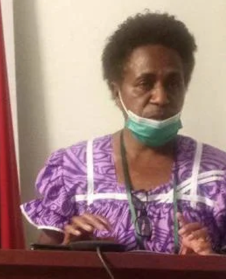 Vanuatu's Acting Director of Public Health Jenny Stephen