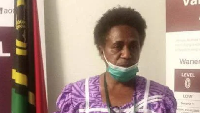 Vanuatu's Acting Director of Public Health Jenny Stephen