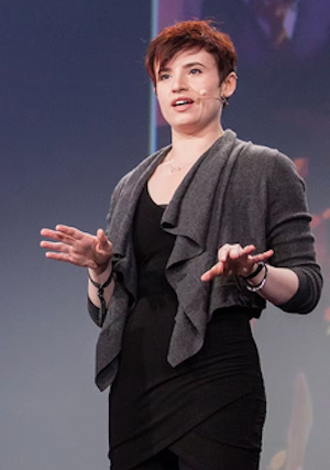 Author and activist Laurie Penny