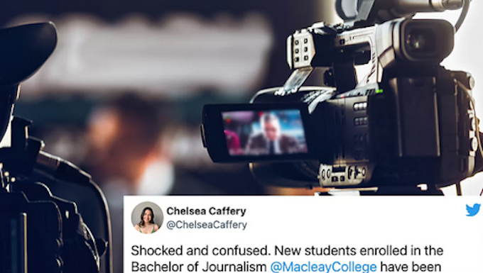 Maclean College journalism school sudden closure