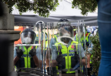 Police make 89 arrests at Parliament protest