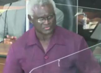 Solomon Islands Prime Minister Manasseh Sogavare