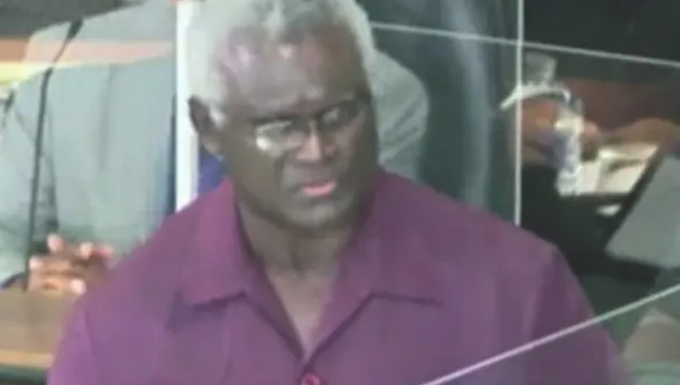 Solomon Islands Prime Minister Manasseh Sogavare