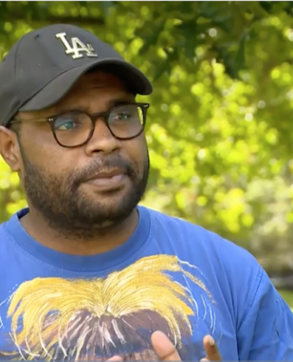 West Papuan masters student Laurens Ikinia