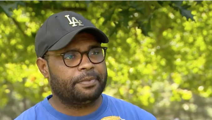 West Papuan masters student Laurens Ikinia