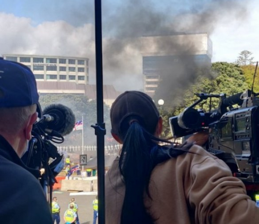 Māori Television's Te Ao Māori News eyes on the Parliament occupation February 2022
