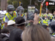 Anti-covid public health protesters clash with police outside Parliament in Wellington