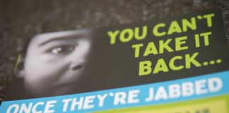 An anti-vaccine leaflet delivered to households in Wellington by the anti-vax movement Voices for Freedom