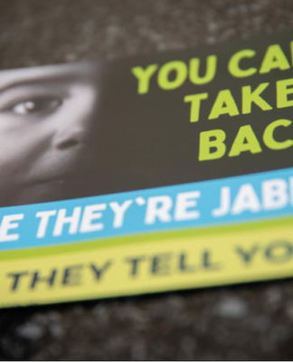 An anti-vaccine leaflet delivered to households in Wellington by the anti-vax movement Voices for Freedom