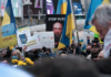 A Wellington protest against Putin